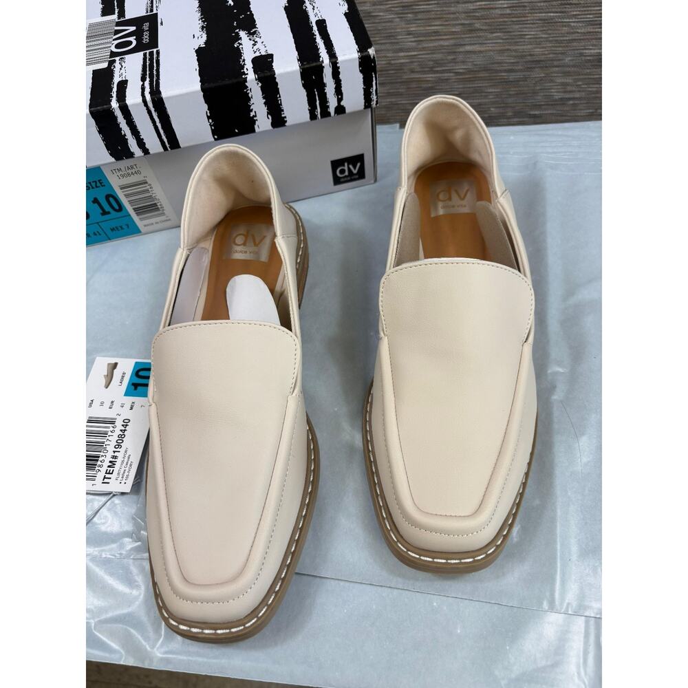 DV by Dolce Vita Cream Slip-On Loafers
